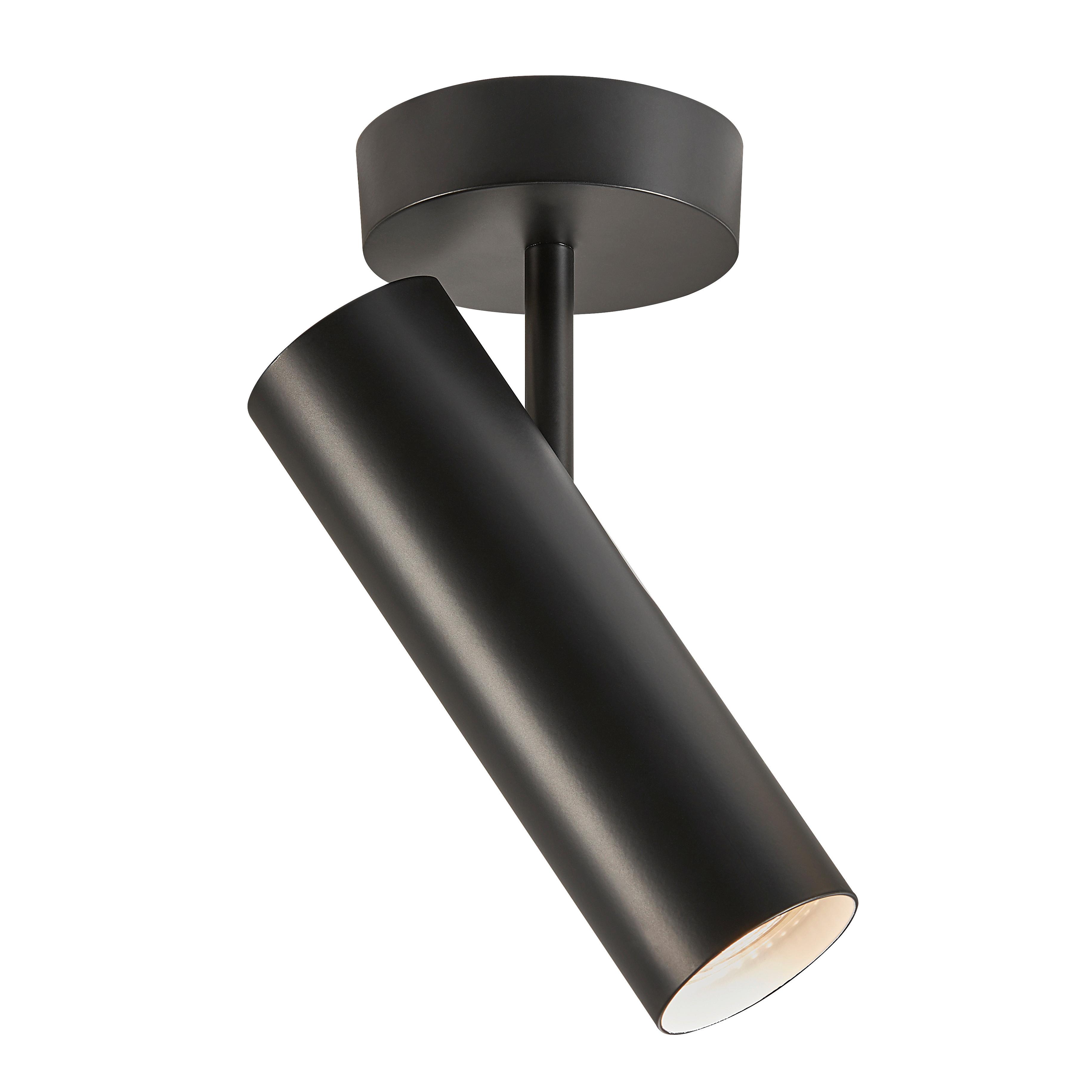 Wandleuchte Mib Schwarz D: 6 cm - Schwarz, Design, Metall (6/20cm) - Nordlux
