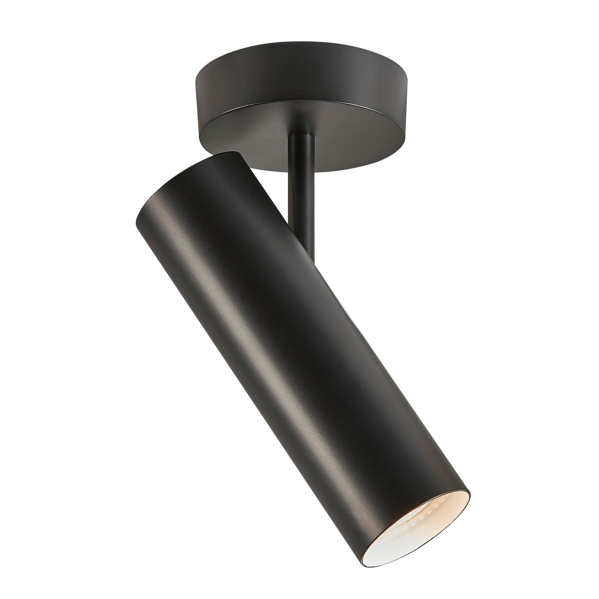 Wandleuchte Mib Schwarz D: 6 cm - Schwarz, Design, Metall (6/20cm) - Nordlux