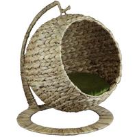 Katzen-hängesessel Naturfarben/olivgrün L: 40 Cm - Naturfarben/Olivgrün, KONVENTIONELL, Naturmaterialien (40/43/47cm)