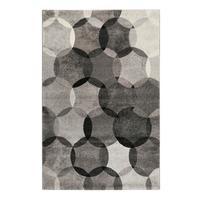 Webteppich Silber/grau Graphik Modernina 133x200 Cm - Dunkelgrau/Beige, Design, Textil (133/200cm) - Esprit