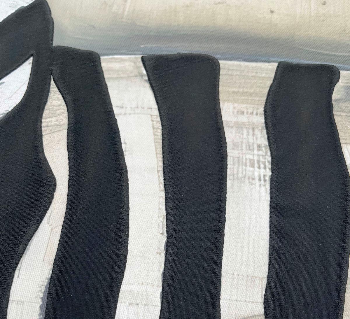 Obraz na plátně Denise, ca. 60/90cm - černá/béžová, Moderní, kompozitní dřevo/textil (60/90cm) - Premium Living