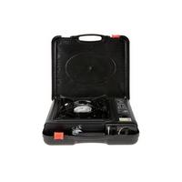 Gaskocher Kunststoff/Metall 2,9 W Schwarz 34x26 cm - Schwarz, Basics, Metall (34/9/26cm)