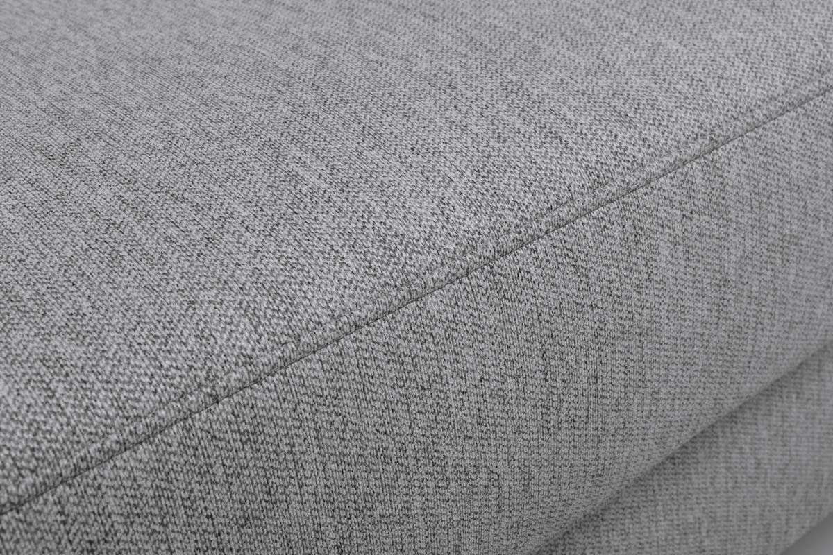 Schlafsofa Noret Graublau B: 222 cm - Eiche Wotan/Hellgrau, KONVENTIONELL, Textil (222/93/99cm) - MID.YOU