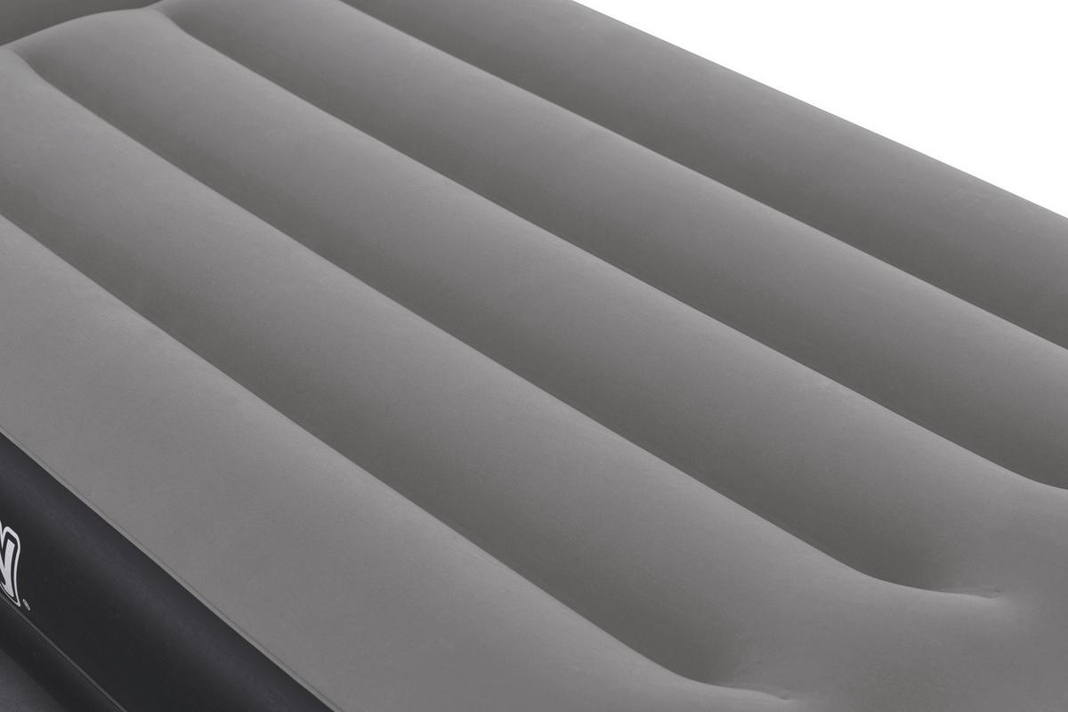 Luftbett Noah 191x97x36 cm Bis 150kg, inkl. Pumpe - Dunkelgrau/Schwarz, KONVENTIONELL, Kunststoff/Metall (191/97/36cm) - Bestway