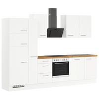 Küchenleerblock Ip1200 - Eichefarben/Weiß, Design, Holzwerkstoff (310cm) - Impuls