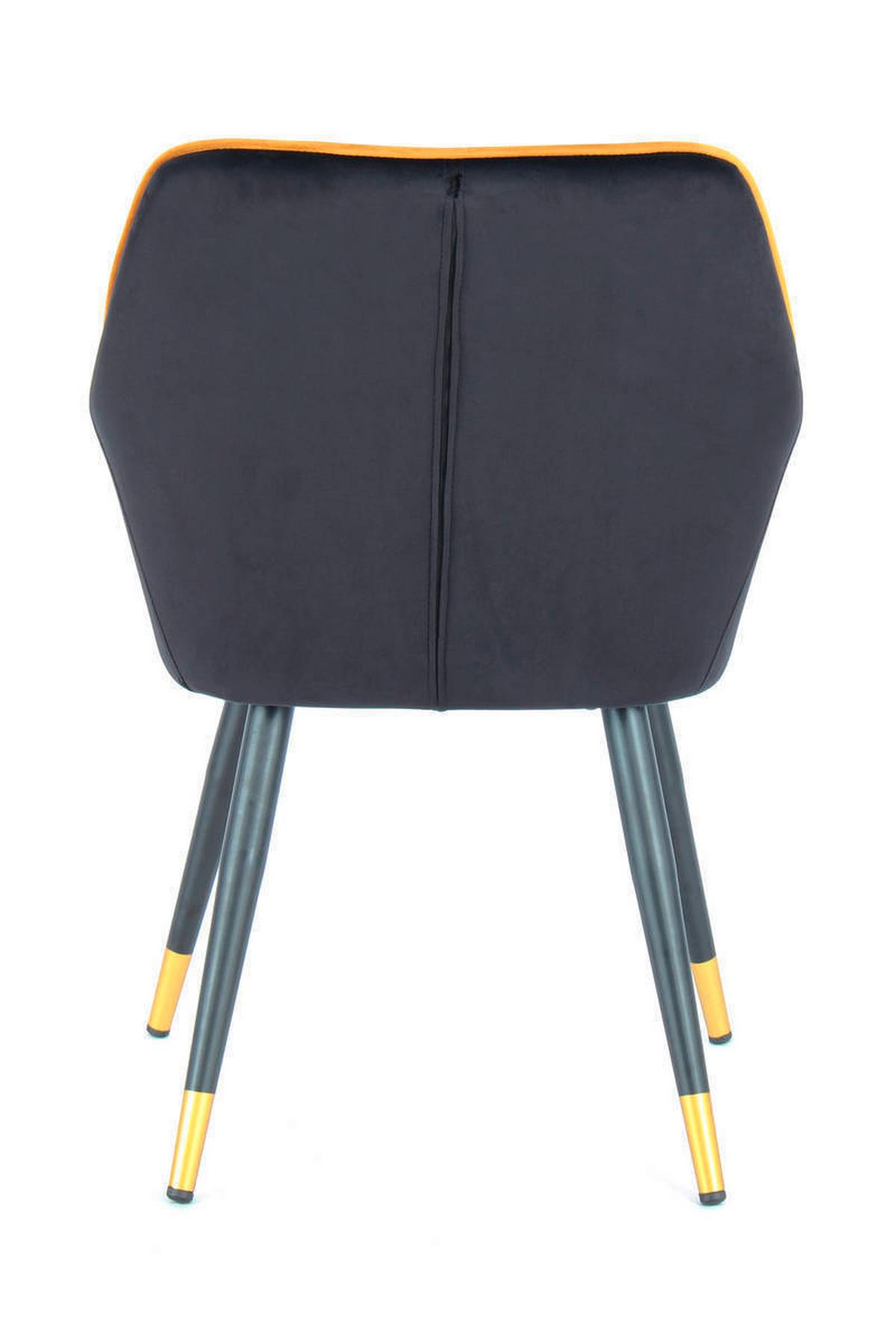 Židle AMINO - černá/Sahara, Lifestyle, kov/plast (58,8/86/61cm)