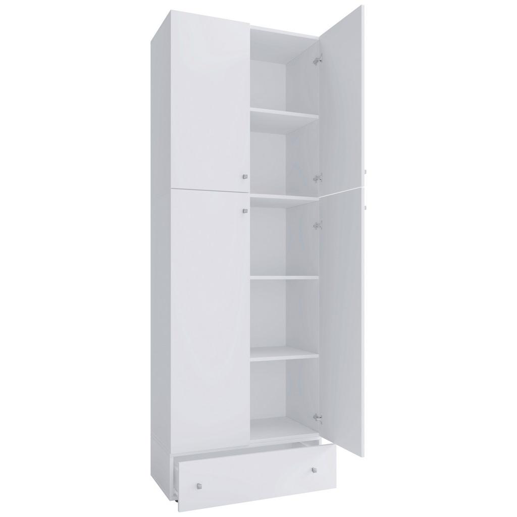 Aktenschrank Lona Holzwerkstoff Weiß B: 70 cm