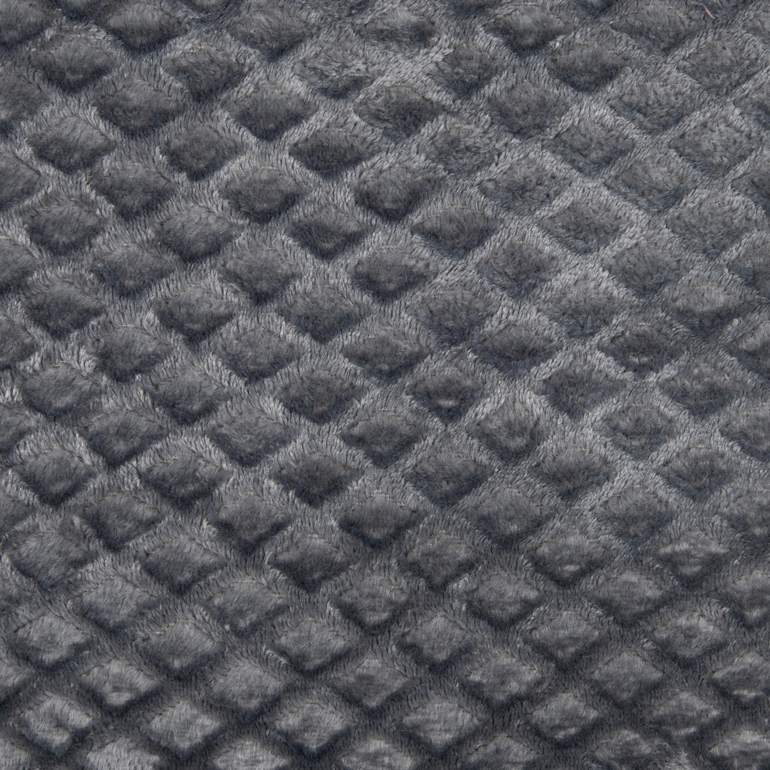 Kuscheldecke Larissa Anthrazit Detail