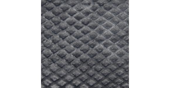 Kuscheldecke Larissa Anthrazit 130x170 cm - Anthrazit, MODERN, Textil (130/170cm) - Luca Bessoni