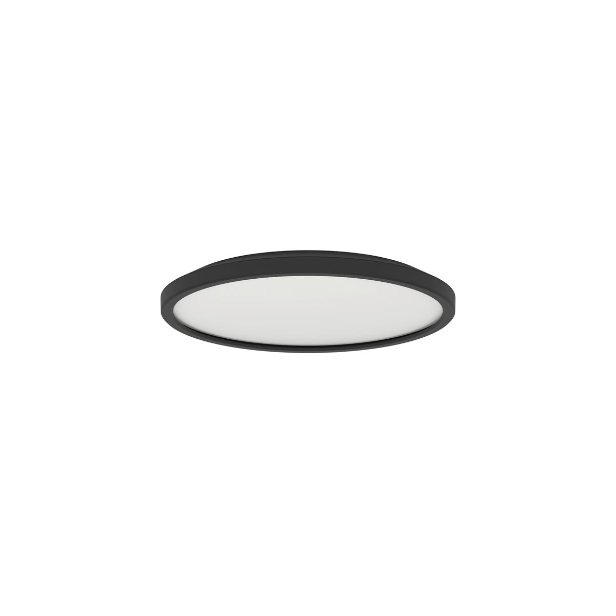 STROPNÉ SVIETIDLO DO KÚPEĽNE ROVITO - čierna/biela, Basics, plast (29,5/2,5cm) - Celina