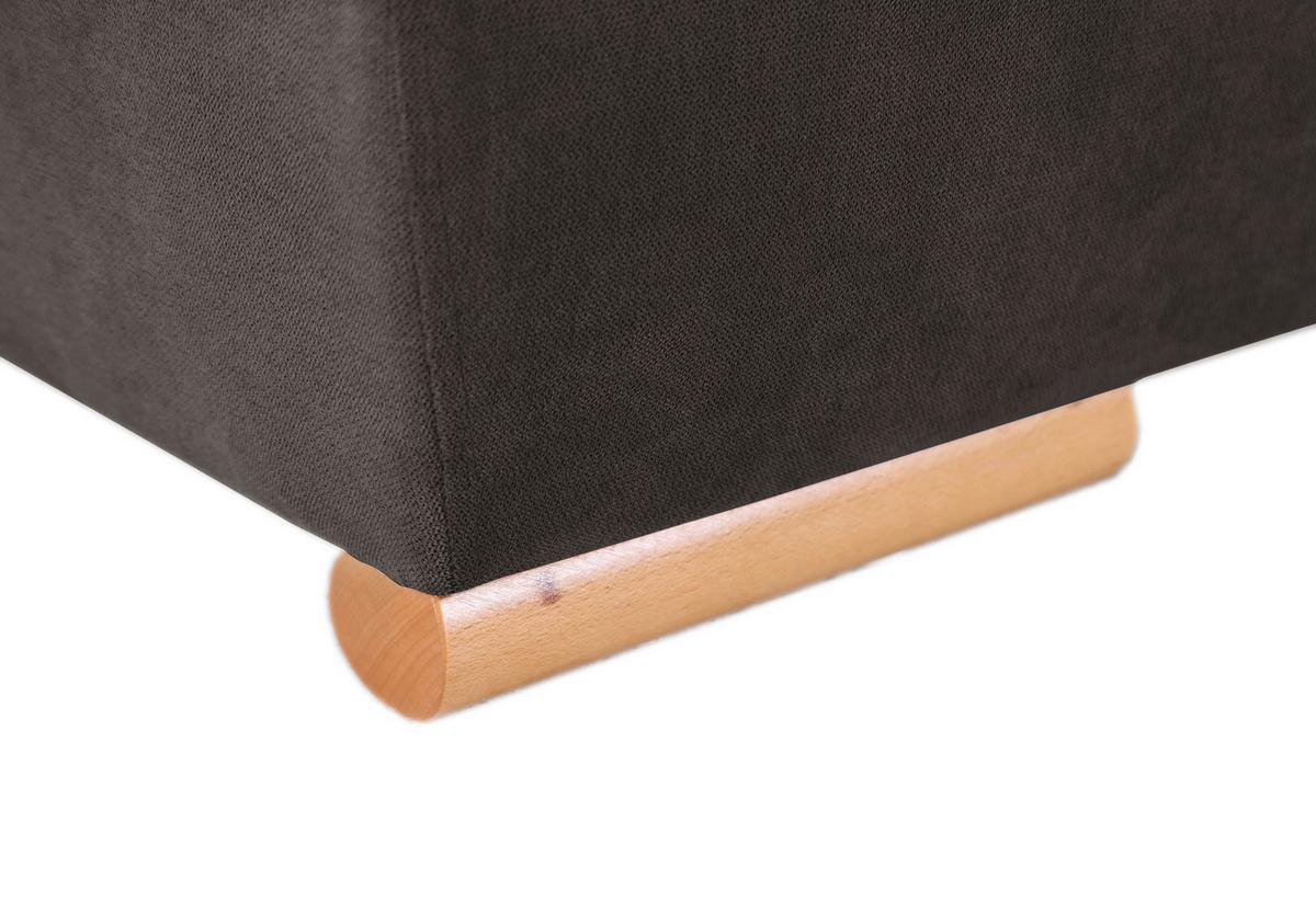 Schlafsofa Canja - Schlammfarben/Buchefarben, Design, Textil (200/75/92cm) - Livetastic