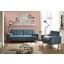 Schlafsofa Fjord B: ca. 222 cm Blau - Blau/Eichefarben, MODERN, Holzwerkstoff/Textil (222/86/90cm) - Carryhome Schlafsofa Fjord B: ca. 222 cm Blau - Blau/Eichefarben, MODERN, Holzwerkstoff/Textil (222/86/90cm) - Carryhome