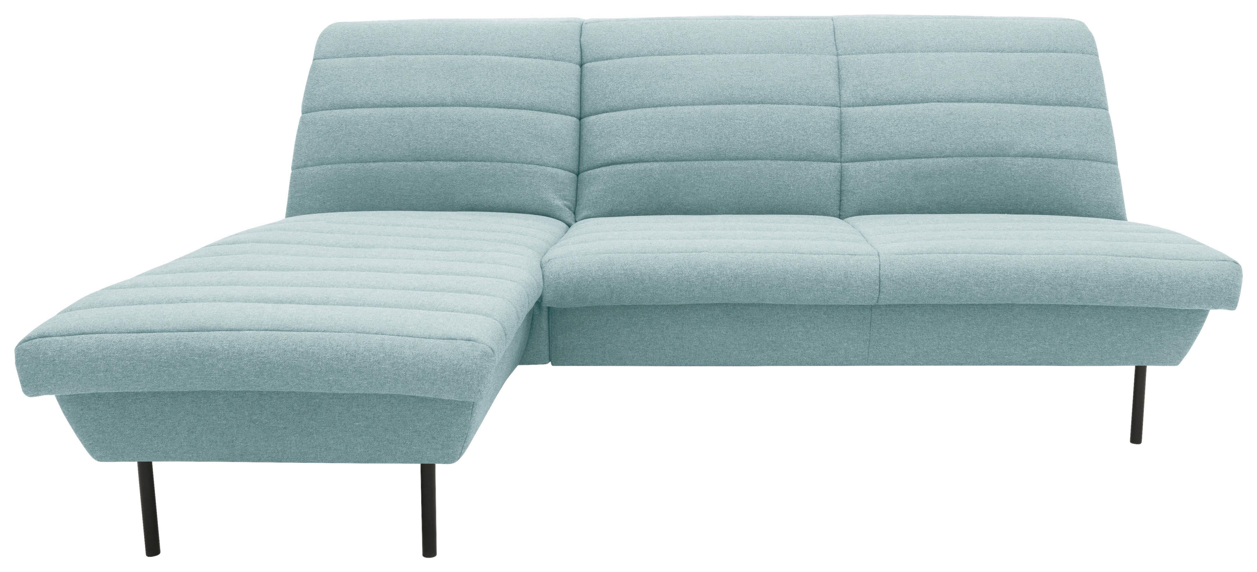 Ecksofa Looks Ix - Mintgrau/Schwarz, Design, Textil (168/214cm) - LOOKS by W.Joop