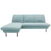 Ecksofa Looks Ix - Mintgrau/Schwarz, Design, Textil (168/214cm) - LOOKS by W.Joop