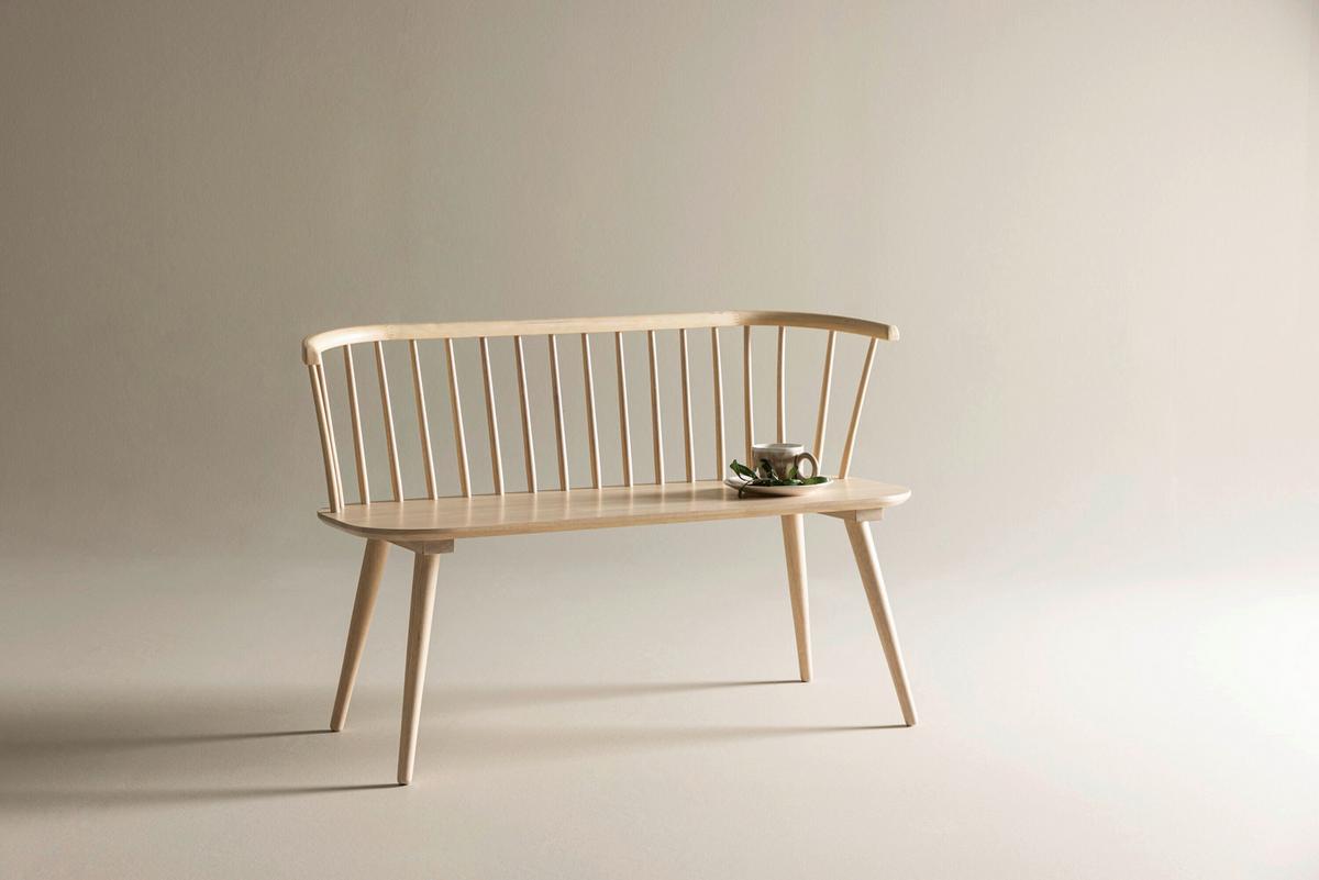 SITZBANK Bobby Weiß B: 120cm - Weiß, MODERN, Holz (120/77/49cm) - Livetastic