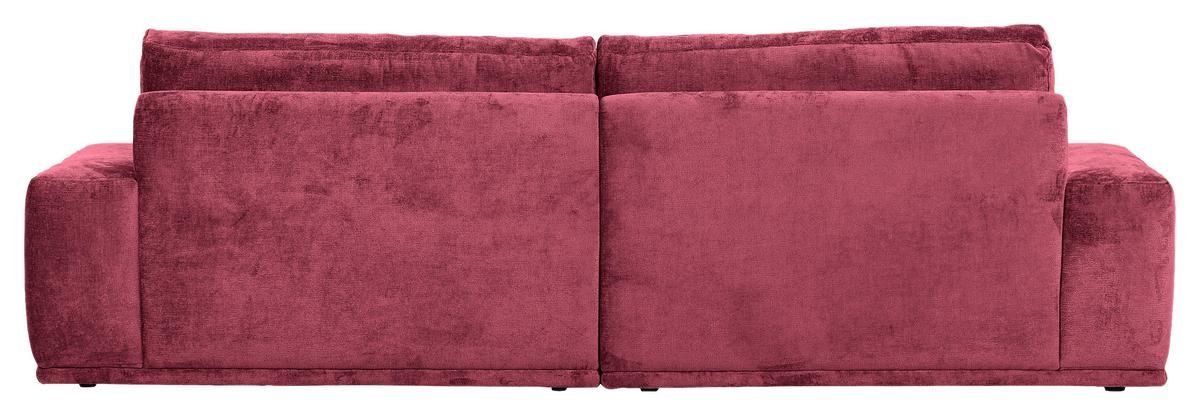 Bigsofa Mezino B: 282 cm Bordeaux Chenille - Bordeaux/Schwarz, KONVENTIONELL, Textil (282/73/115cm) - MID.YOU