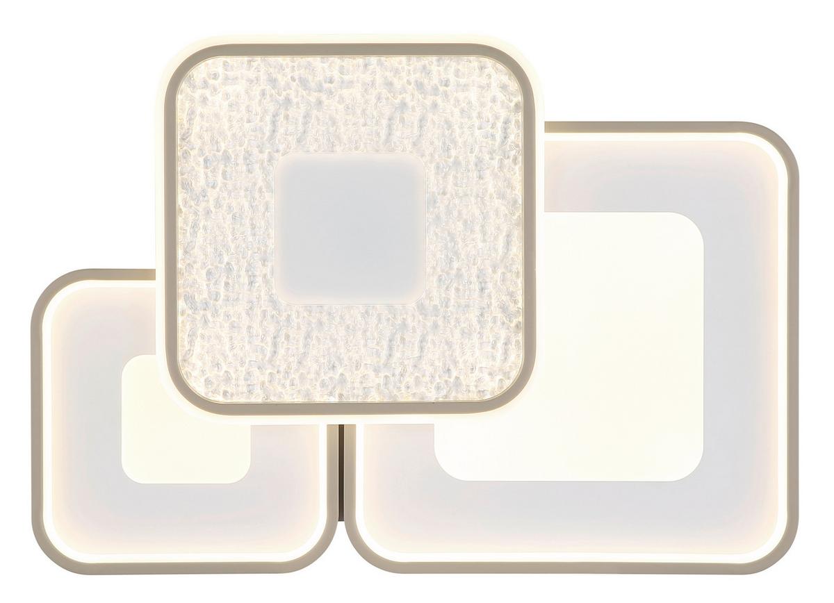 LED-Deckenleuchte 2700-6000k - Sandfarben/Klar, Design, Kunststoff/Metall (65/45,5/10cm) - Globo