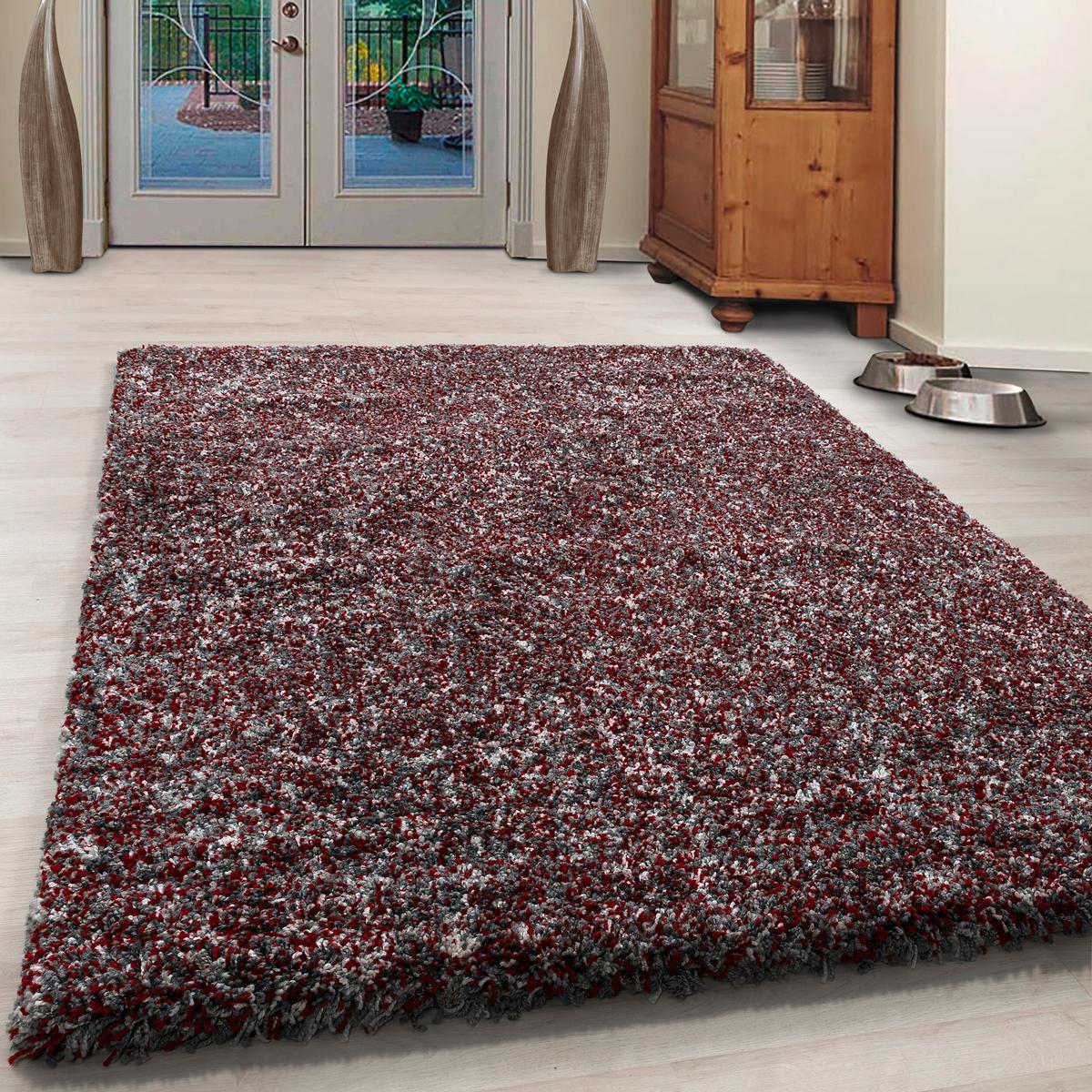 Hochflorteppich Enjoy - Rot, KONVENTIONELL, Textil (280/370cm) - Novel