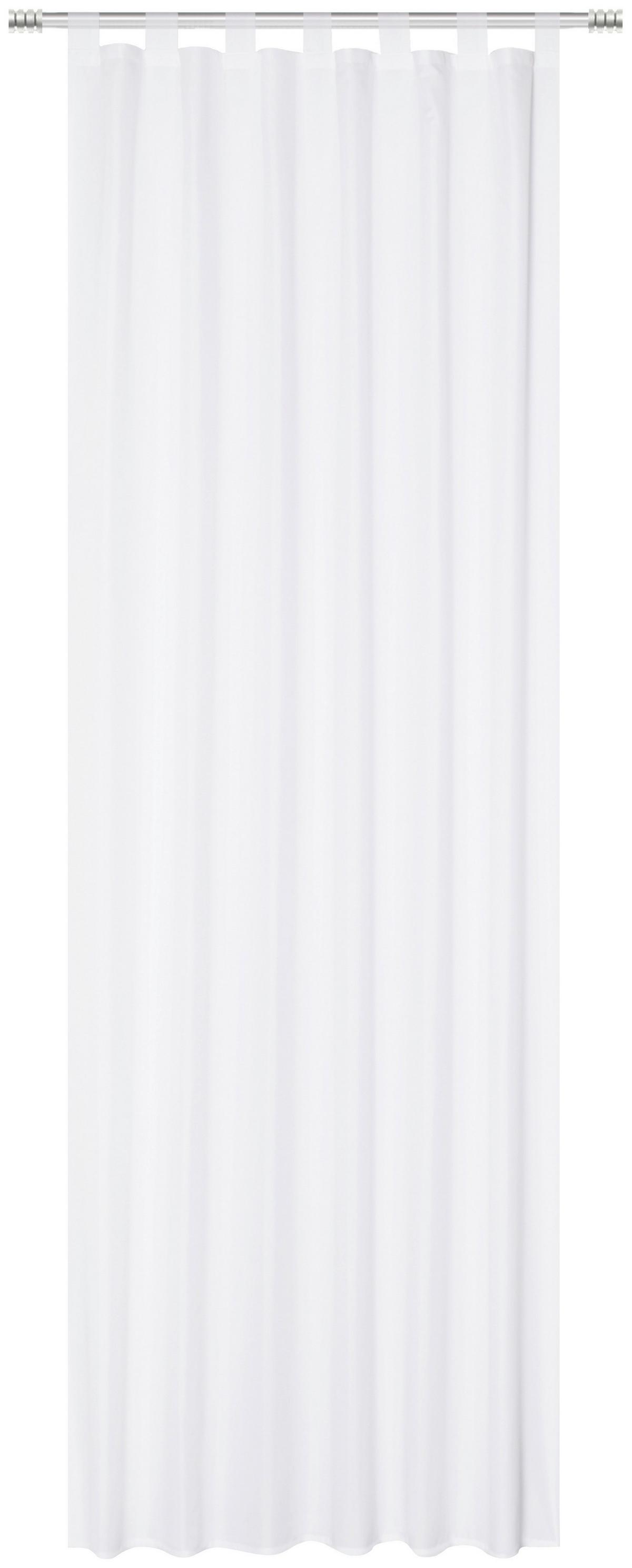 Outdoorvorhang Marabella - Weiß, MODERN, Textil (140/245cm) - Luca Bessoni