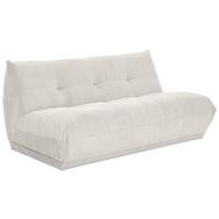 Sofaelement Giselle 2,5 Sofa- Modul Weiß B: 180 cm - Weiß, Trend, Textil (180/80/112cm) - Livetastic