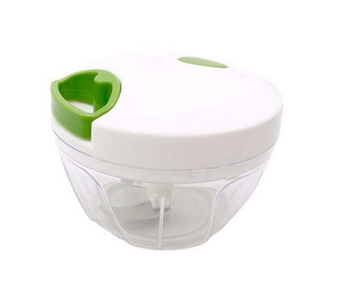 Universalzerkleiner Georgina D/h: Ca. 12,5/9,3 Cm - Transparent/Weiß, KONVENTIONELL, Kunststoff/Metall (12,5/9,3cm) - James Wood