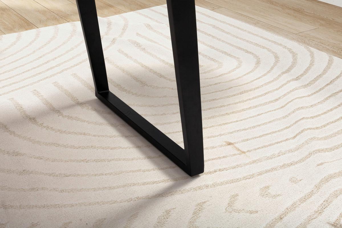 Schreibtisch Wl7.276 - Schwarz/Akaziefarben, MODERN, Holz/Metall (120/60/76cm) - MID.YOU