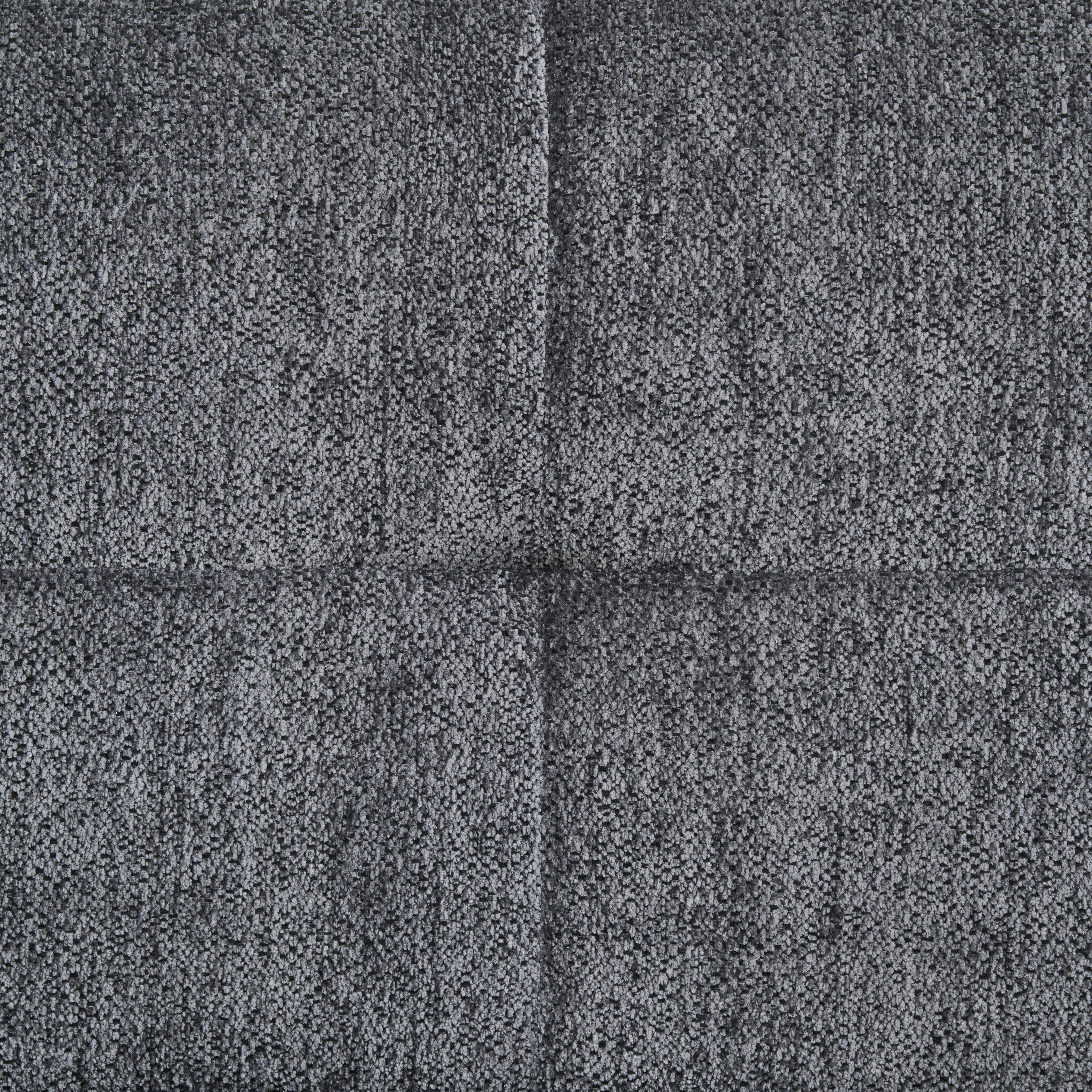 Sitzbank Rico Dunkelgrau, B: 140 cm - Dunkelgrau/Schwarz, LIFESTYLE, Textil/Metall (140/82/44cm) - MID.YOU