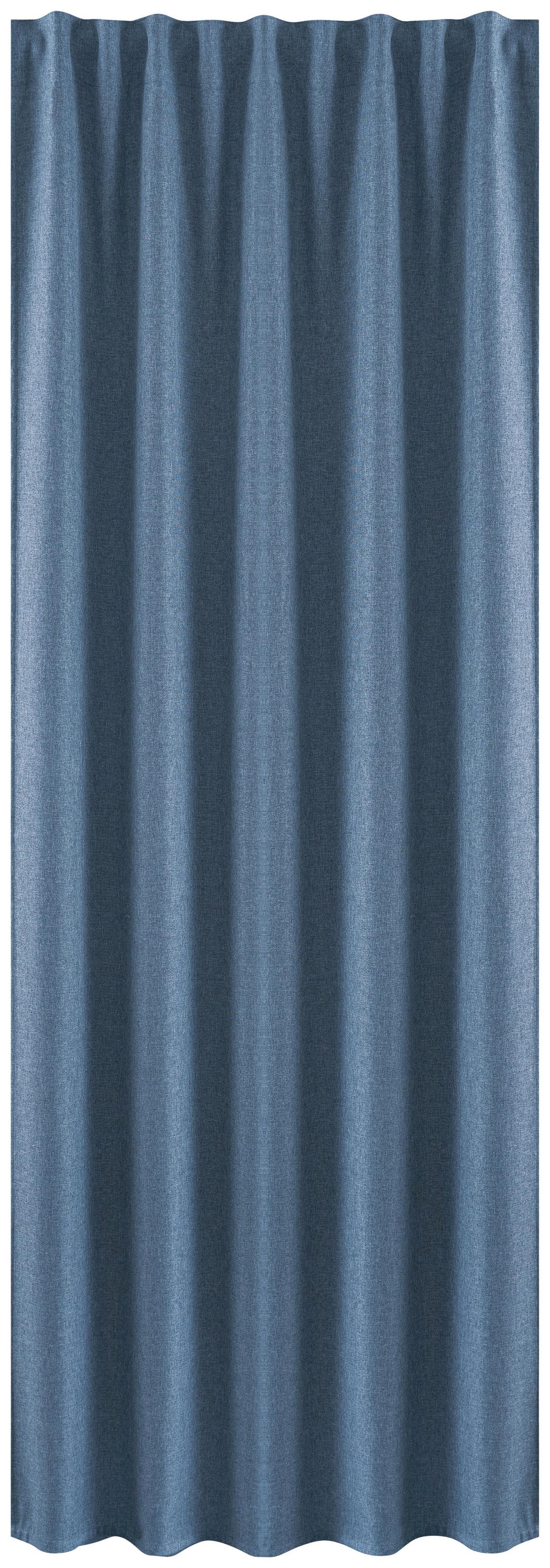 Készfüggöny Milano Kb. 140/245cm - kék, Modern, textil (135/245cm) - Luca Bessoni