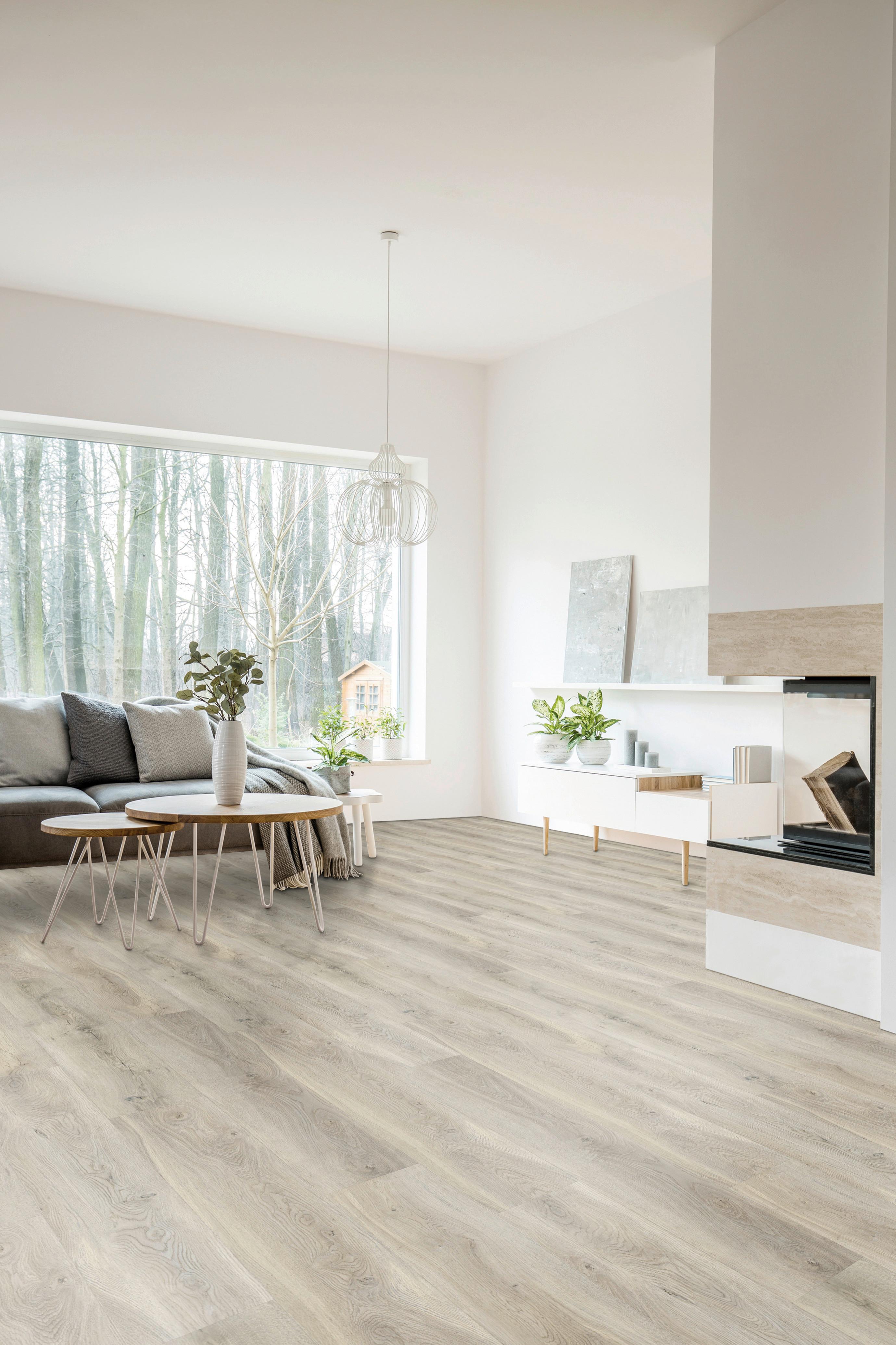 Vinylboden Eichefarbe Landhausdiele - Eichefarben, Basics, Kunststoff (18,2/122/0,32cm)
