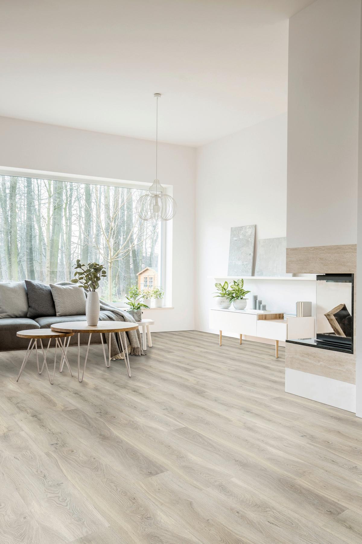 Vinylboden Eichefarbe Landhausdiele - Eichefarben, Basics, Kunststoff (18,2/122/0,32cm)
