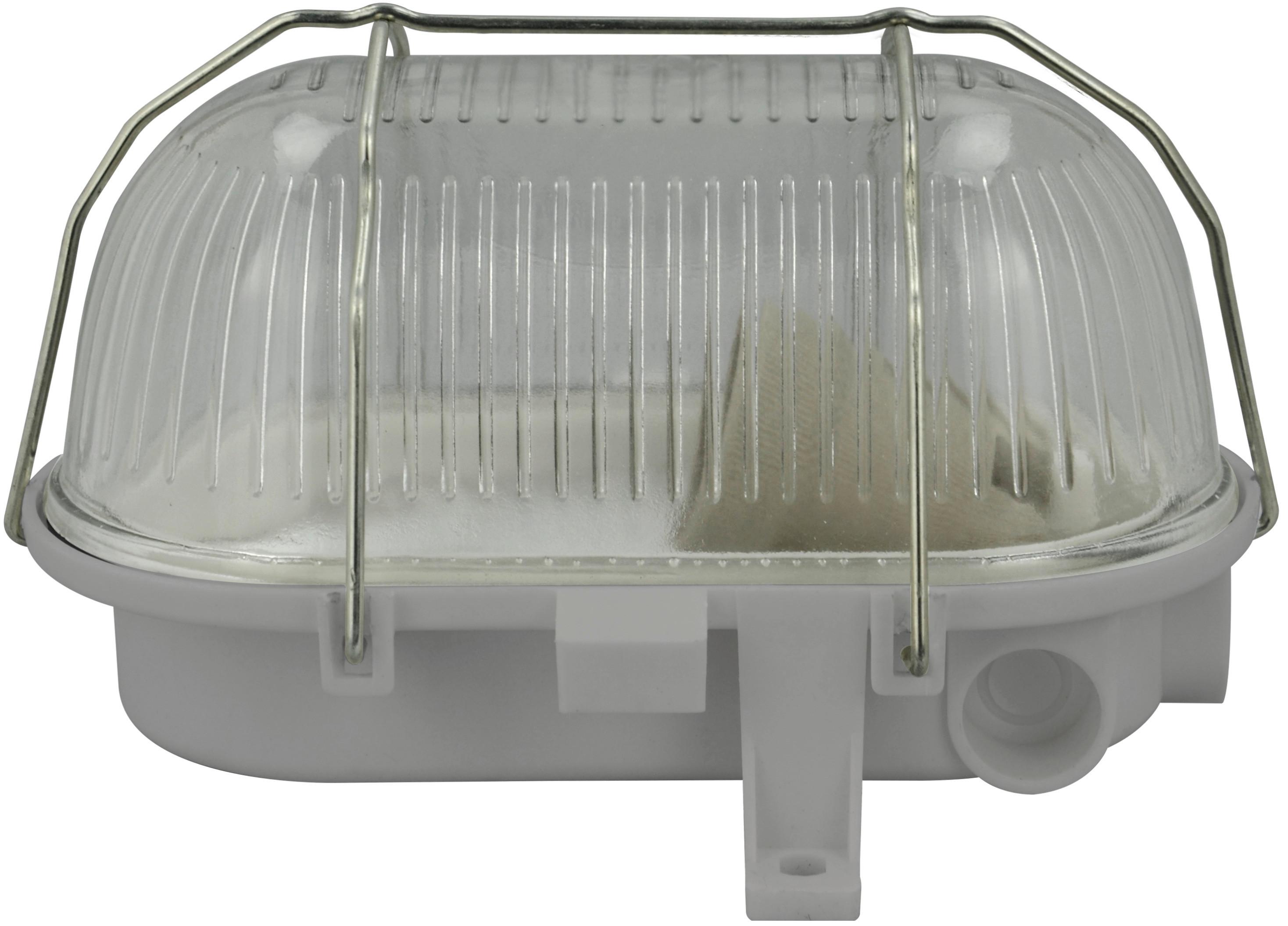 LED-Wandleuchte 1-Flammig, für In- und Outdoor - Grau, Basics, Glas/Kunststoff (17.5/12.5/11cm)