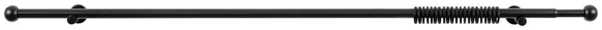 Rundstangengarnitur Nero - Schwarz, KONVENTIONELL, Metall (120-210cm) - Ondega