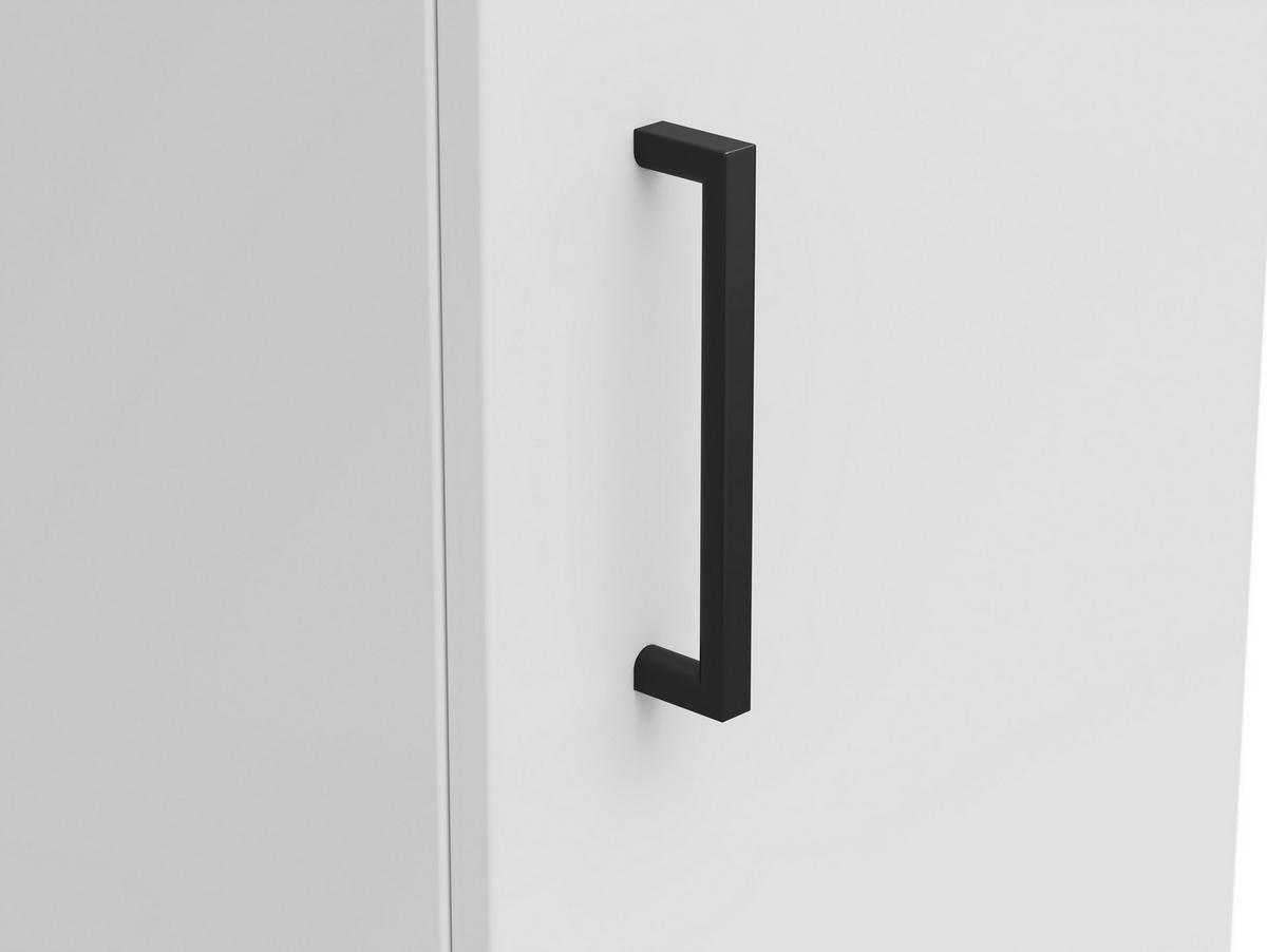 Skrinka MULTISTAURAUM š: 30cm - čierna/biela, Modern, kompozitné drevo/plast (30/83/40cm)