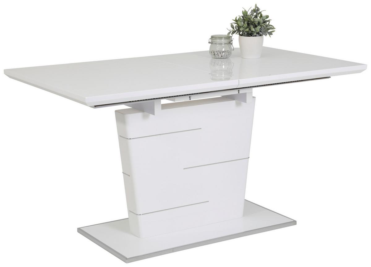 Tischgruppe Donau I G - Anthrazit/Grau, MODERN, Holzwerkstoff/Textil (120 - 160/76/80cm) - MID.YOU