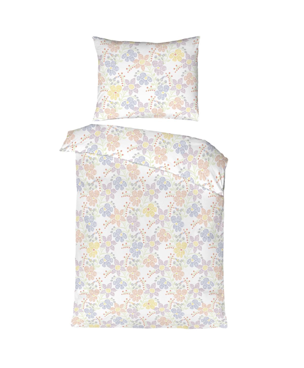 Bettwäsche Clarissa - Pastellblau/Hellrosa, MODERN, Textil - Luca Bessoni