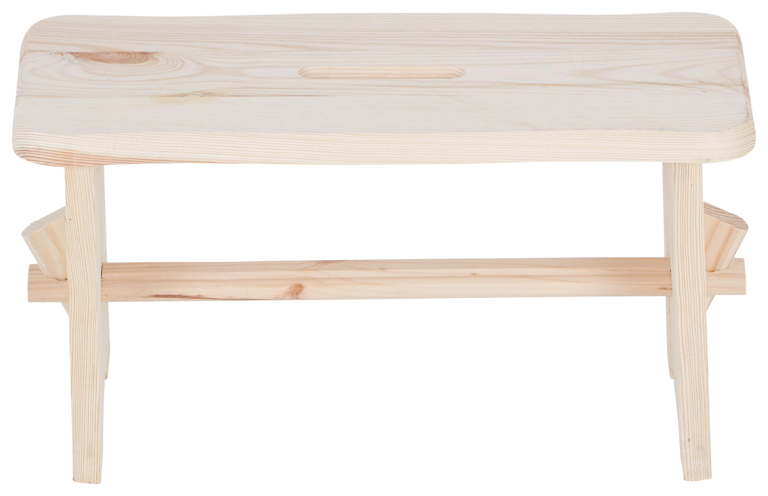 Hocker Holzi - Kieferfarben, Basics, Holz (39/20/20cm)
