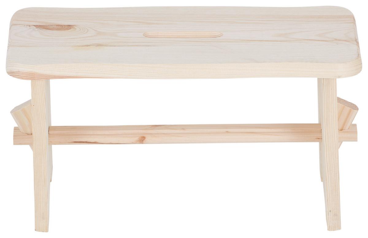 Hocker Holzi - Kieferfarben, Basics, Holz (39/20/20cm)