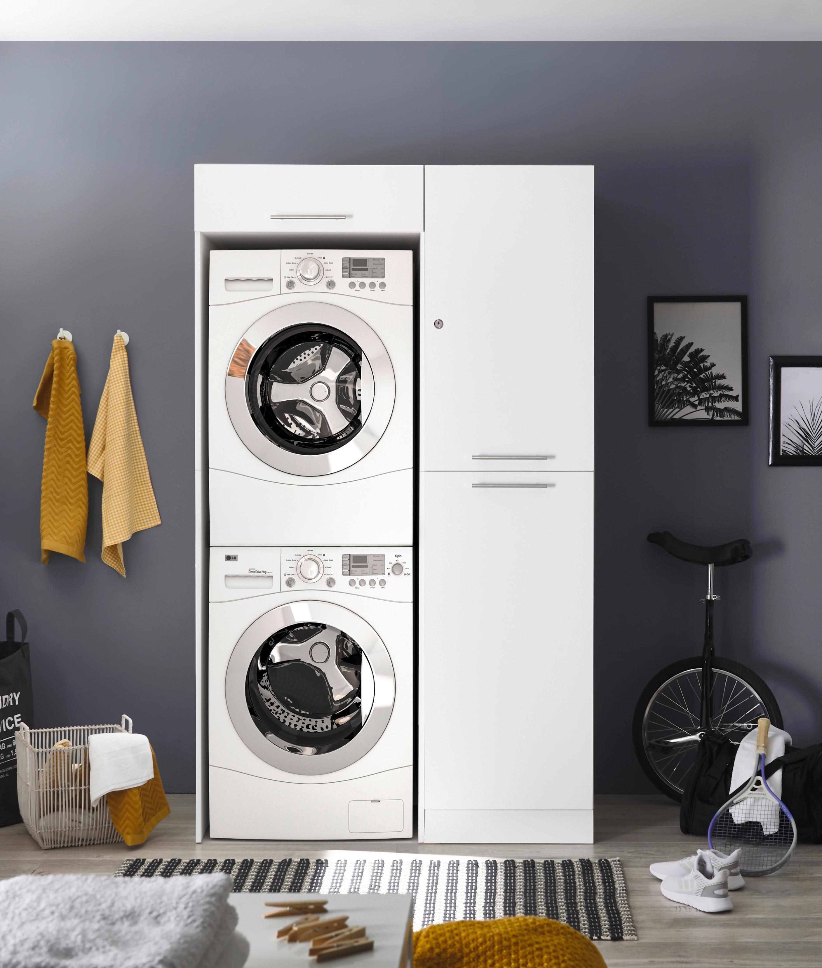 Hauswirtschaftsraum Clara - Weiß, KONVENTIONELL, Holzwerkstoff (117/200/67,6cm) - Respekta