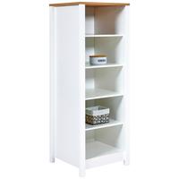 Stojací regál SAN SAN - biela/dub artisan, Modern, kompozitné drevo (60/167/60cm) - Mömax
