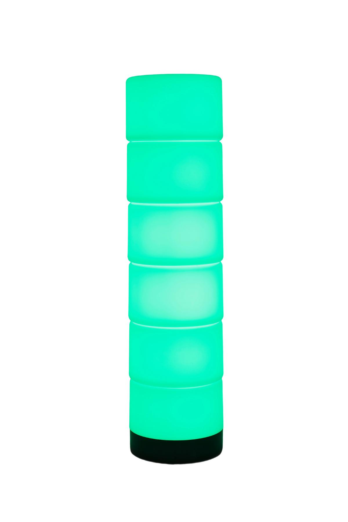 Led-dekoleuchte Charlie - Schwarz/Weiß, KONVENTIONELL, Kunststoff (10/39cm) - Luca Bessoni