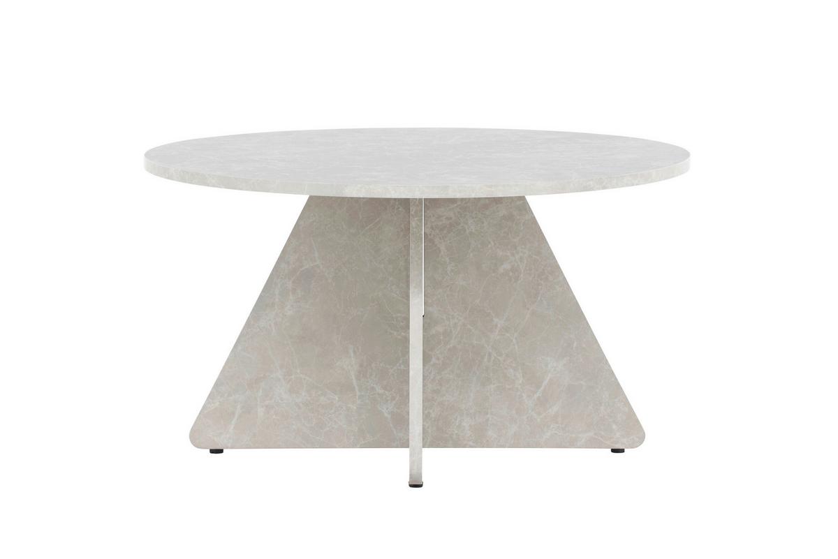 Esstisch Bootcut Beige DxH: 80x45 cm - Beige, MODERN, Holz (80/45cm) - Livetastic