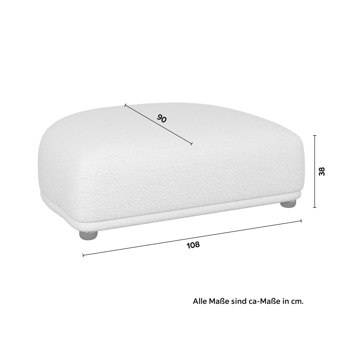 Rohová sedačka KIRA, bílá žinylka, se stolíkem - bílá/černá, Moderní, dřevo/textil (408/108cm) - Bessagi Home