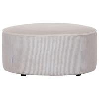 Hocker Borrby, Naturfarben D: 75 cm - Schwarz/Naturfarben, KONVENTIONELL, Textil (75/38cm) - MID.YOU