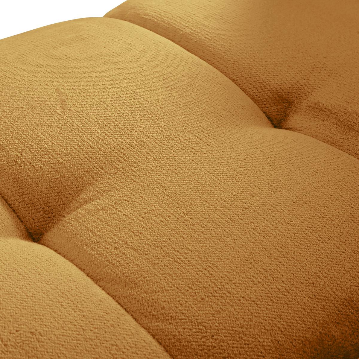 Bigsofa Sabea Orange B: 220 Cm - Schwarz/Orange, KONVENTIONELL, Textil (220/67/106cm) - MID.YOU