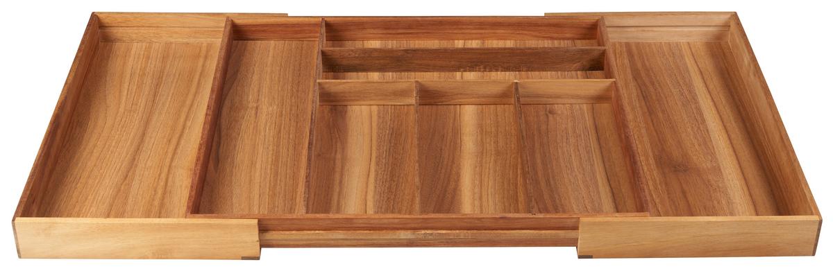 Príborník do zásuvky Flex - L - prírodná farba, Modern, drevo (47,3/55,5-92,5/5,5cm) - Zandiara