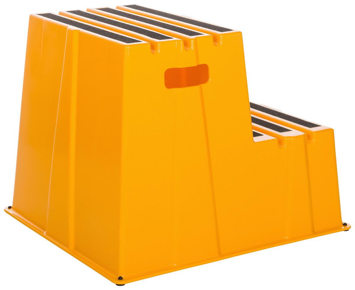 Tritthocker Tio-E2 - Gelb, Basics, Kunststoff (57/51/65cm) - MID.YOU