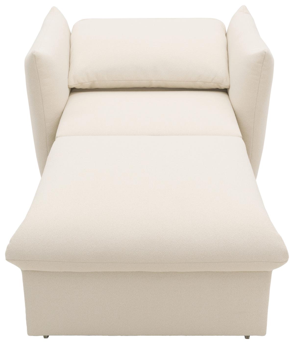 Sessel Looks Creme B: 120 cm - Creme/Schwarz, Design, Textil (120/100/97cm) - LOOKS by W.Joop