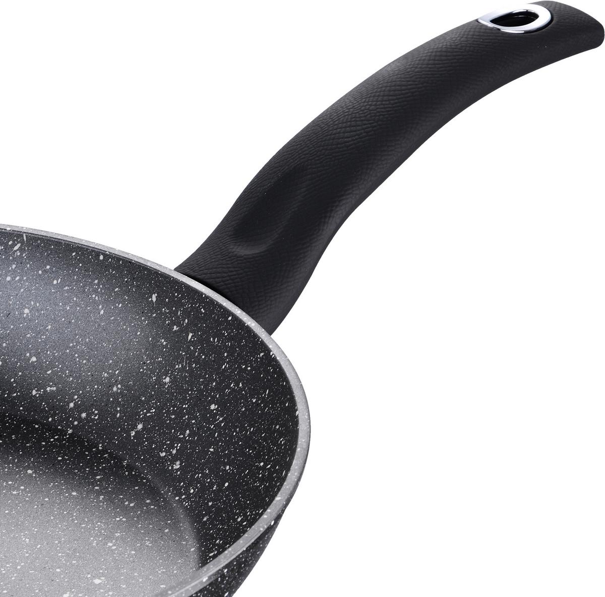 Bratpfanne Orion Ø ca. 26 cm Aluminium Antihaftbeschichtet - Dunkelgrau, Basics, Kunststoff/Metall (26cm)