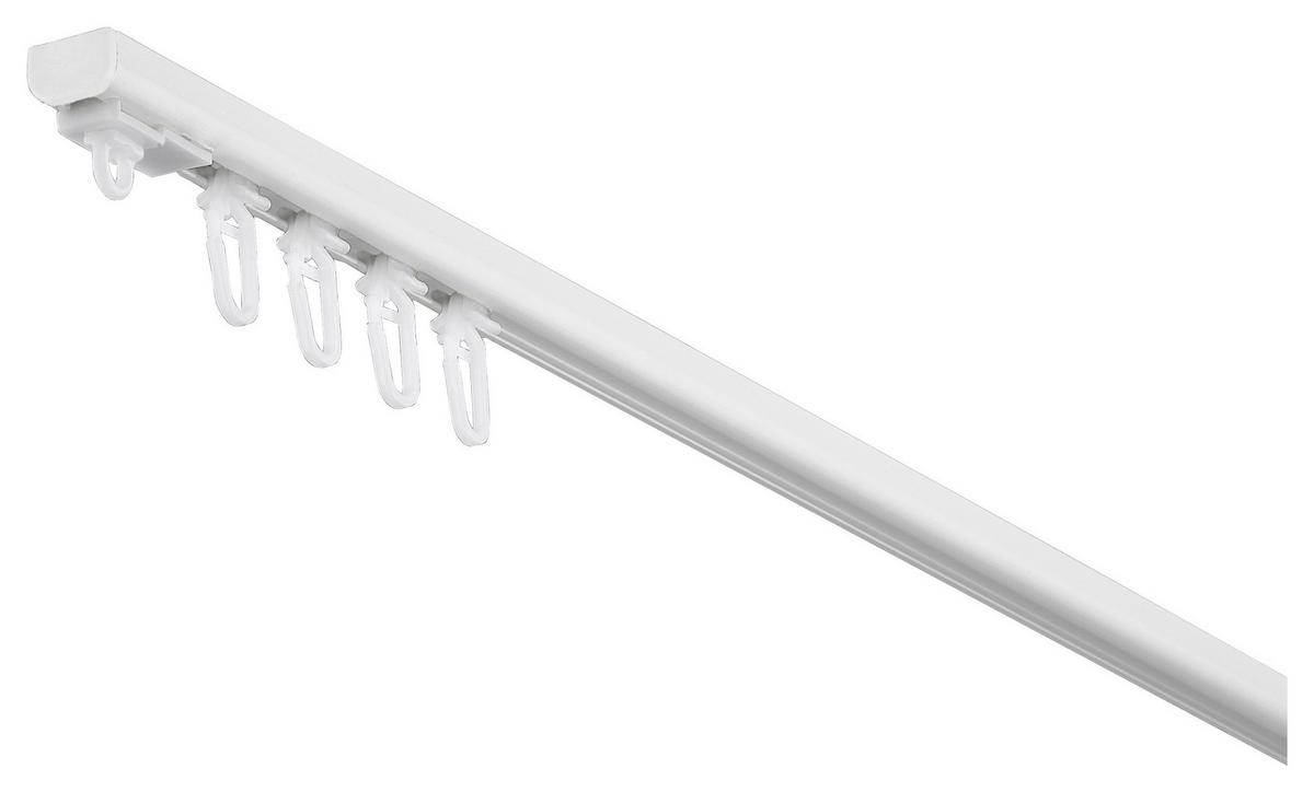 Függönysín Kb. 240cm - fehér, Konventionell, fém (240cm) - Ondega