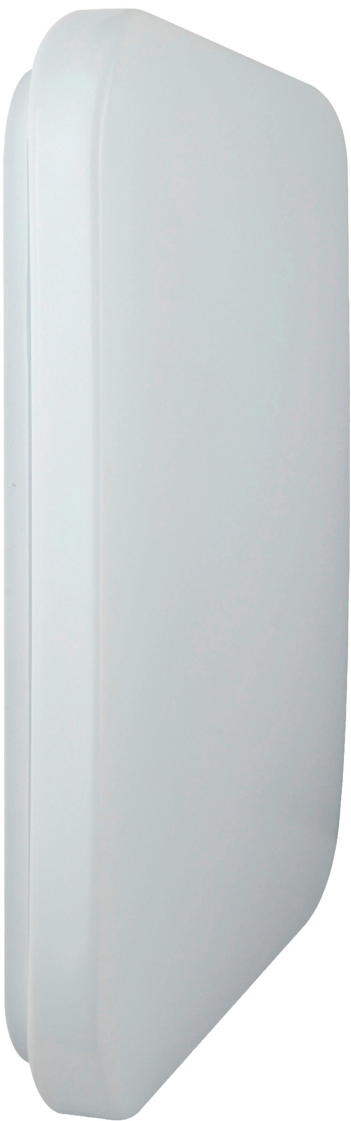 Led-deckenleuchte L: 33 Cm, Quadratisch - Weiß, Basics, Kunststoff/Metall (33/33/5,7cm)